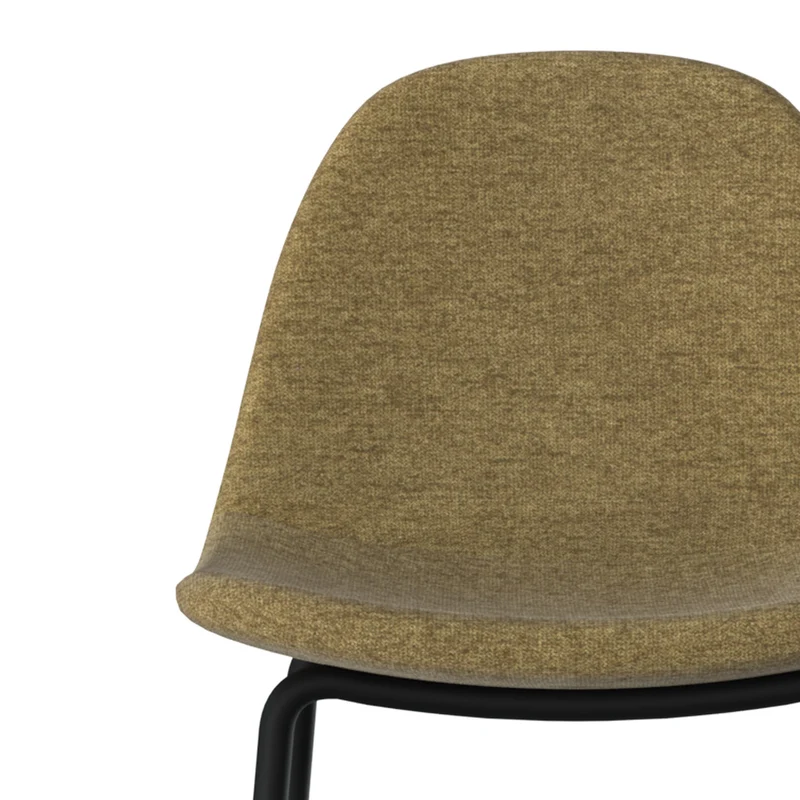 Chaise pour îlot central Henrik en tissu vert kaki 65,5 cm (lot de 2)
