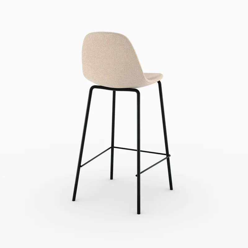 Chaise pour îlot central Henrik en tissu beige 65,5 cm (lot de 2)