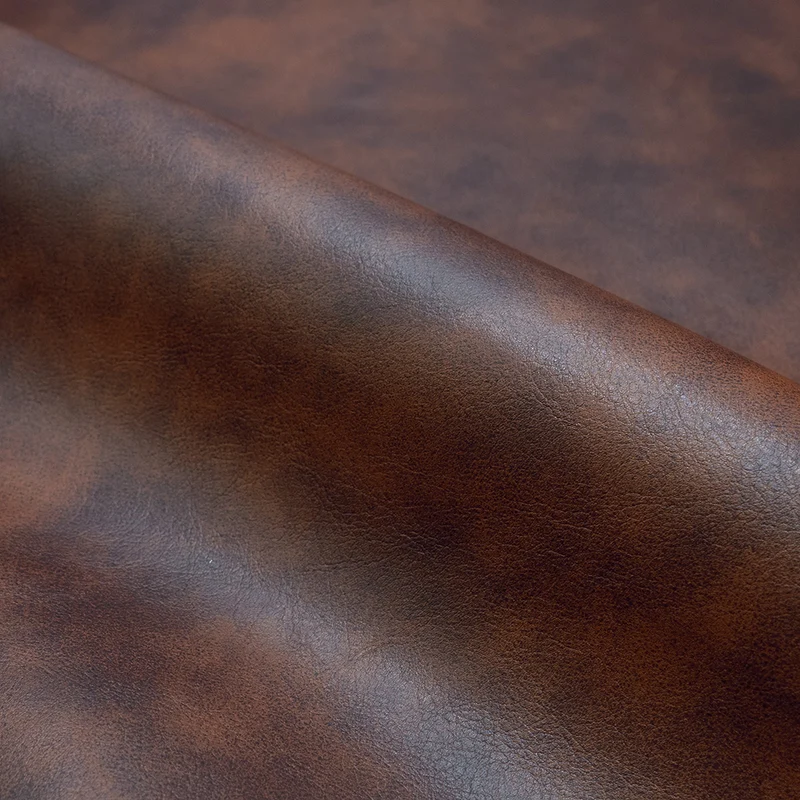 Chaise pour îlot central Henrik en cuir synthétique marron 65 cm