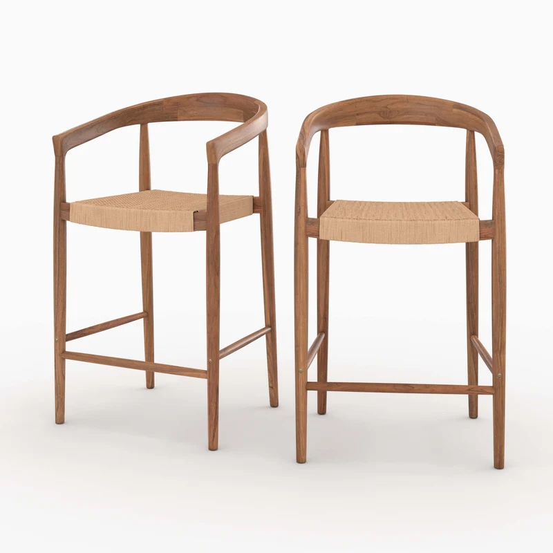 Chaise pour îlot central Bali 65 cm (lot de 2)