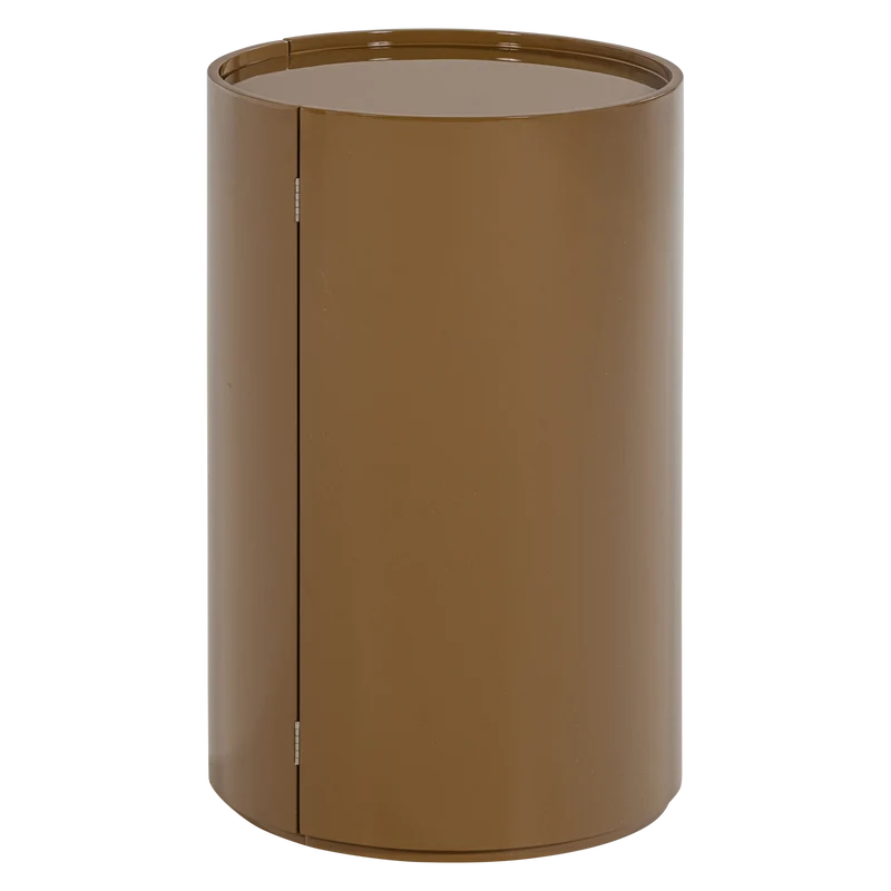 Sera ronde kast 72xØ45 cm hout hoogglans honinggeel