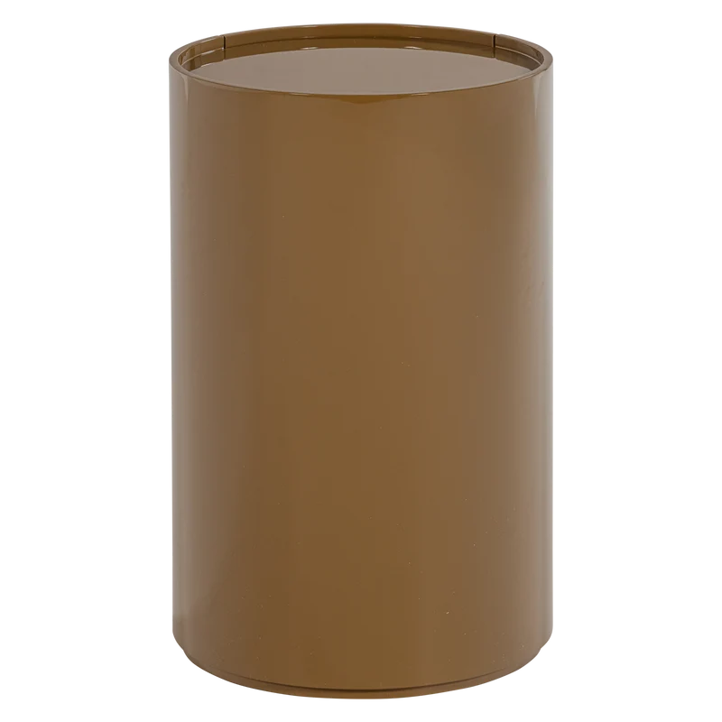 Sera ronde kast 72xØ45 cm hout hoogglans honinggeel