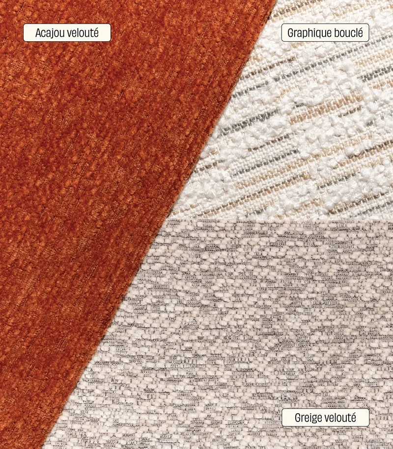 Sommier Boxspring - Graphique bouclé