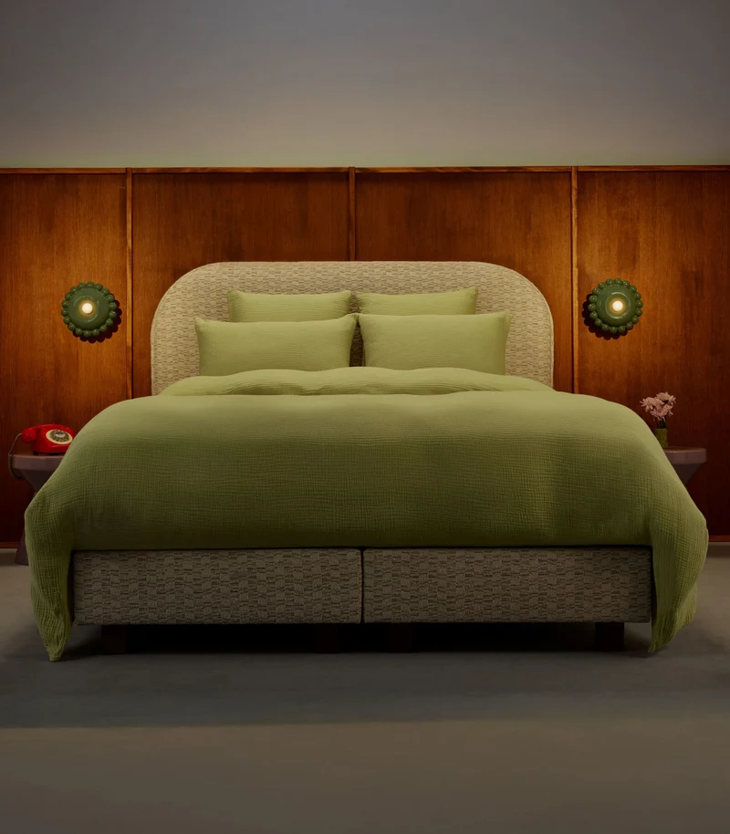 Sommier Boxspring - Graphique bouclé