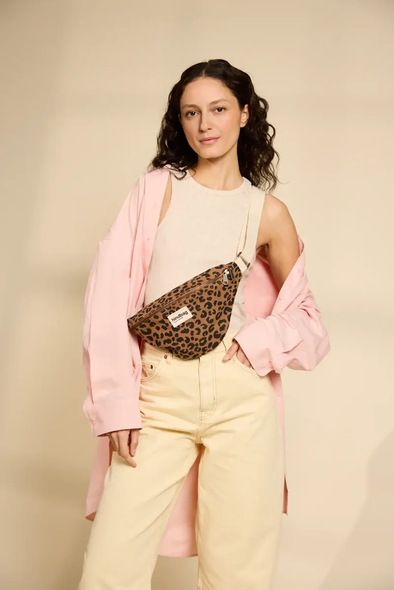 Sac banane leopard
