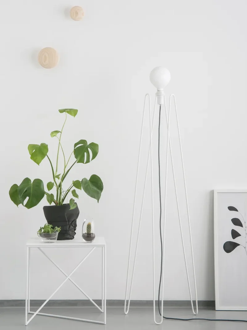 Lampadaires M2 blanc