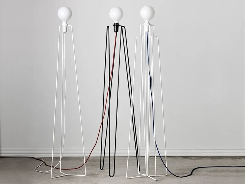 Lampadaires M2 noir