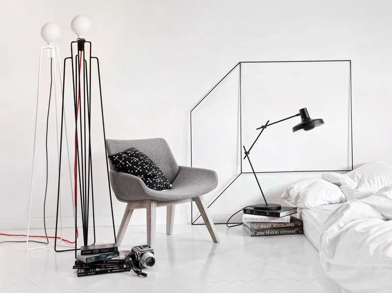 Lampadaires M1 blanc