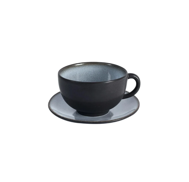 Tasse & sous-tasse M Tourron Ecorce