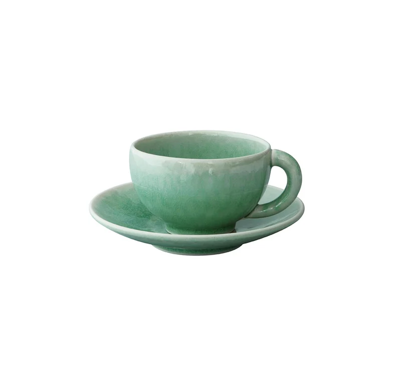 Tasse & sous-tasse M Tourron Jade