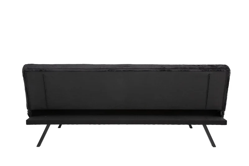 VELVET STRIDE™ – BLACK CORDUROY SOFA BED – IF-8065