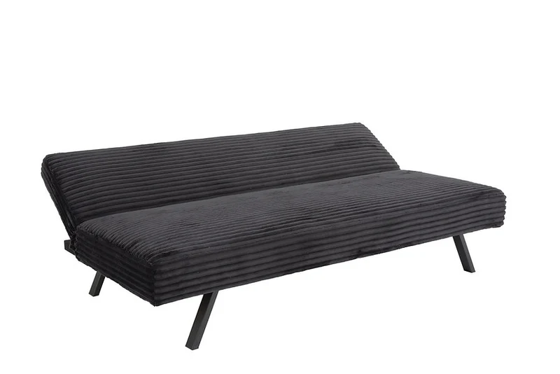 VELVET STRIDE™ – BLACK CORDUROY SOFA BED – IF-8065