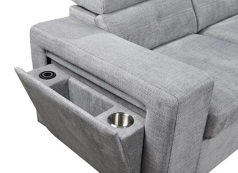 AVANTIS™ – SOFA BED SECTIONAL WITH CHARGING STATION – IF-9081