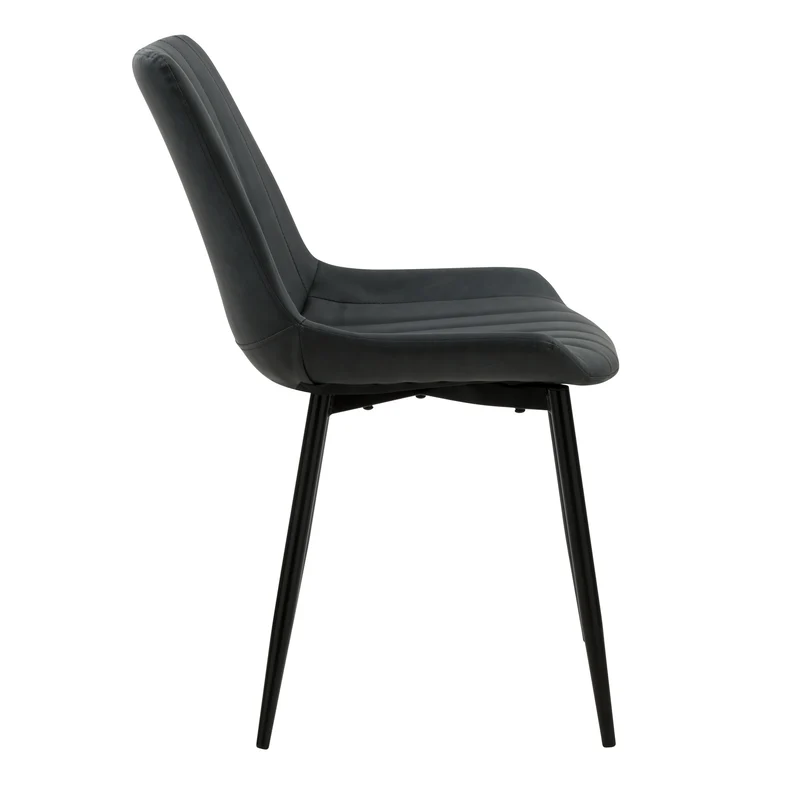 Chaise Killi gris foncé (lot de 2)