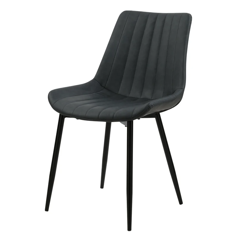 Chaise Killi gris foncé (lot de 2)