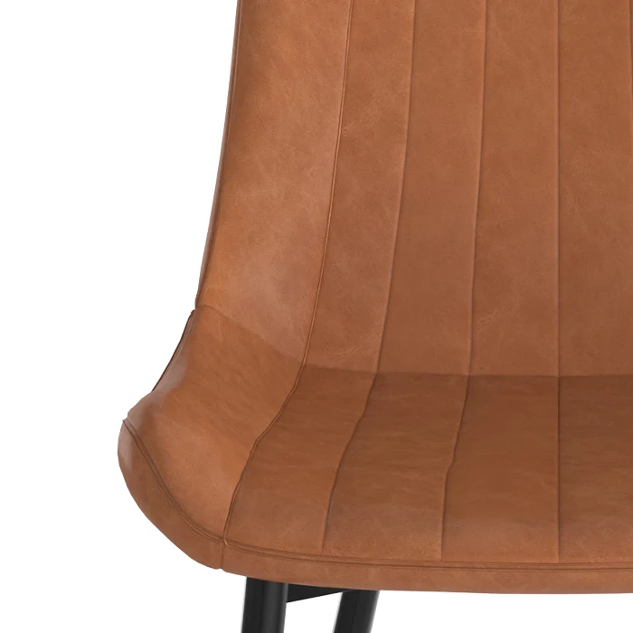Chaise Killi camel (lot de 2)