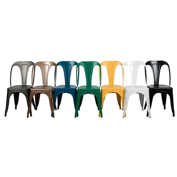 Chaise Indus blanc mat (lot de 2)