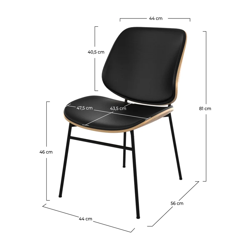Chaise Hector en bois clair