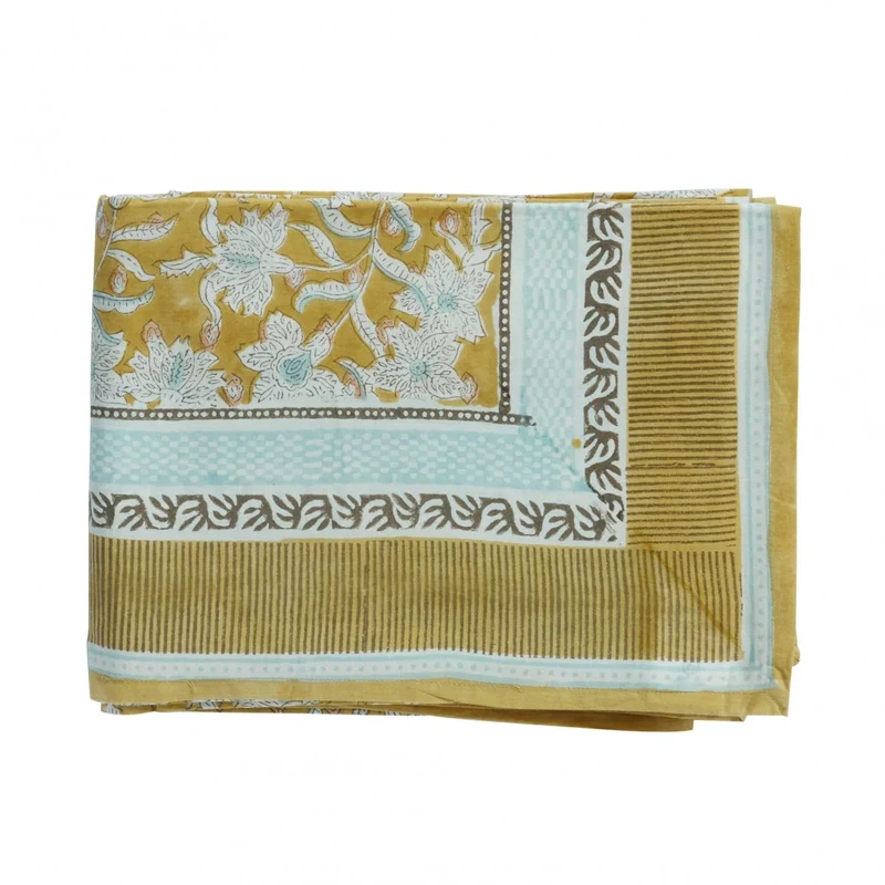 Nappe à fleurs absynthe