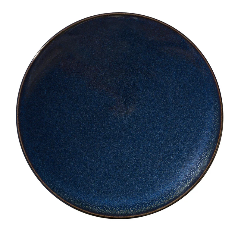 Assiette XL Tourron Indigo