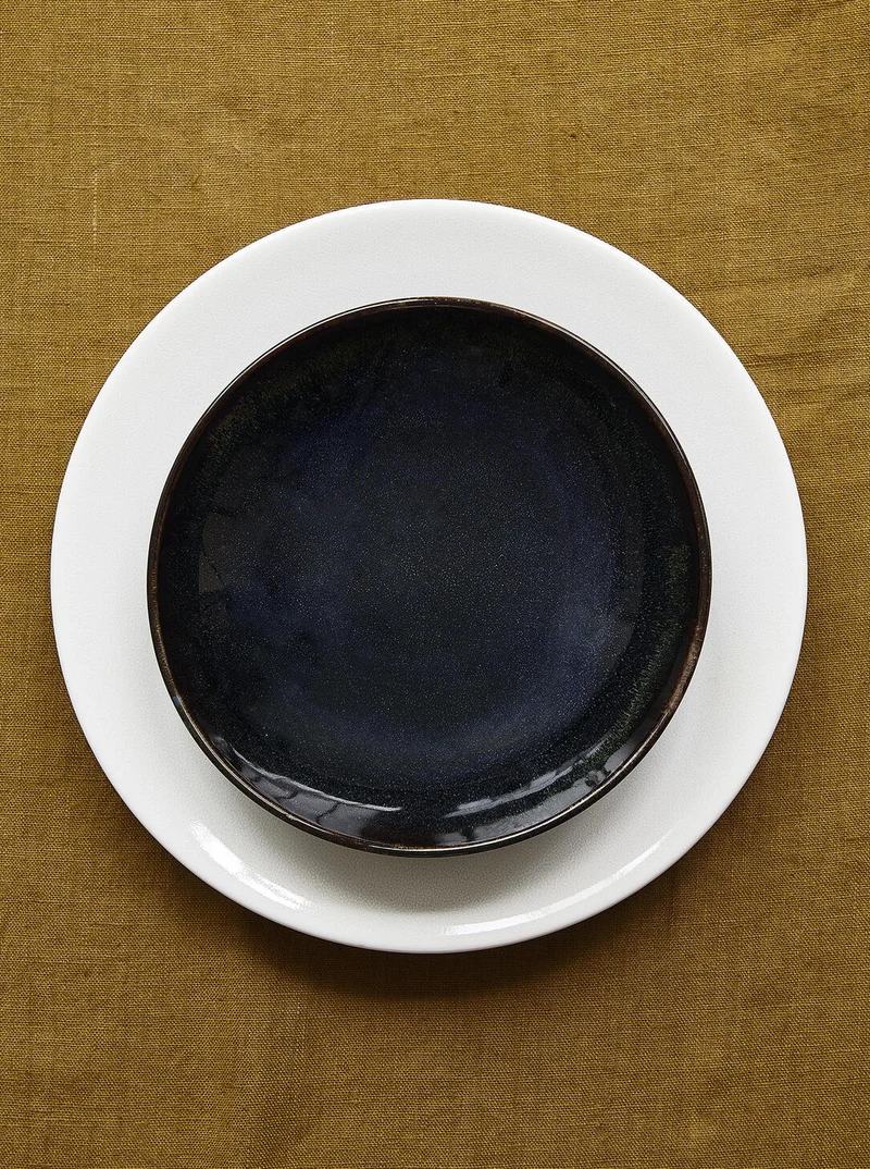Assiette XL Tourron Indigo