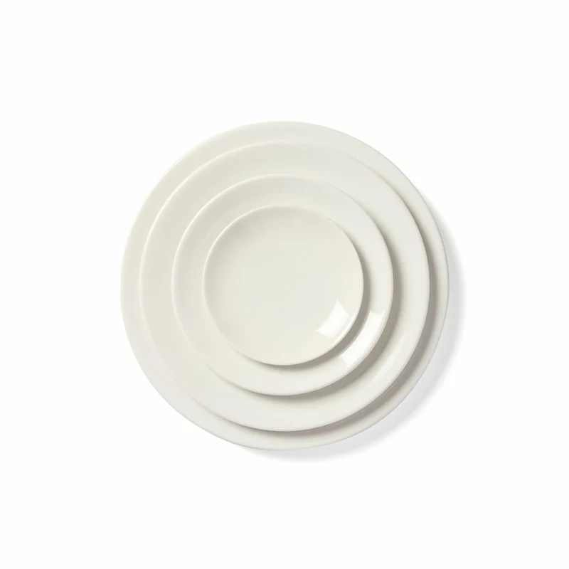 Assiette XL Tourron Neige