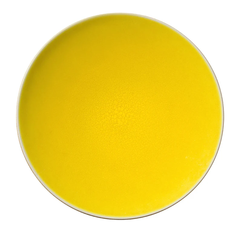 Assiette XL Tourron Citron