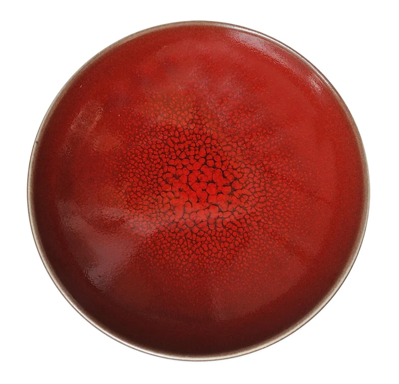 Assiette XL Tourron Cerise