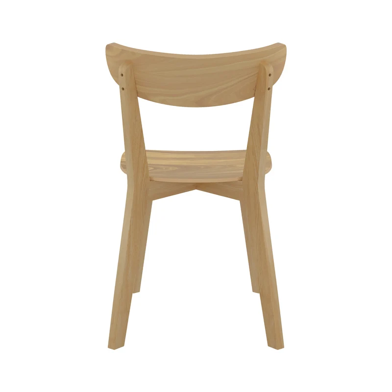 Chaise en bois clair Tabata (lot de 2)