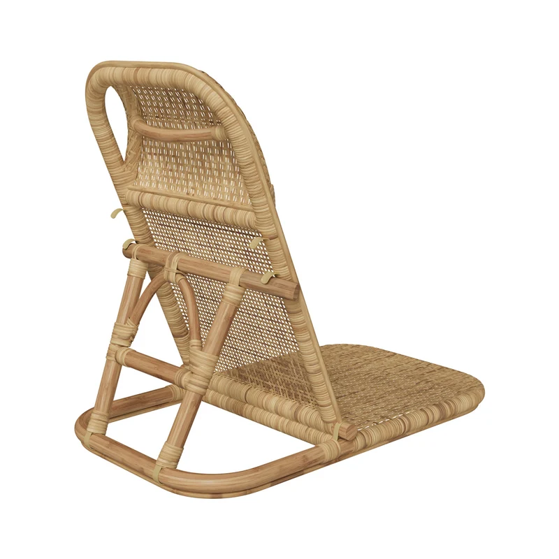 Chaise de plage pliable Favignana en rotin