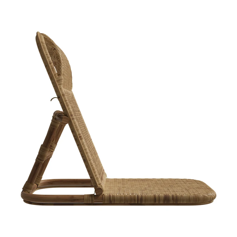 Chaise de plage pliable Favignana en rotin