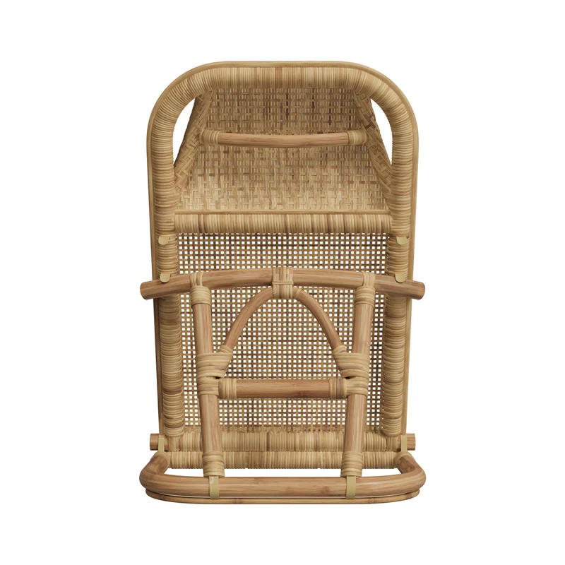 Chaise de plage pliable Favignana en rotin