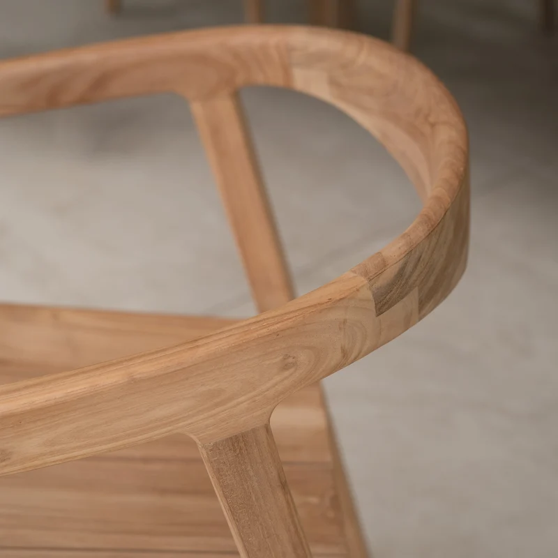 Chaise de jardin Kora en bois de teck massif