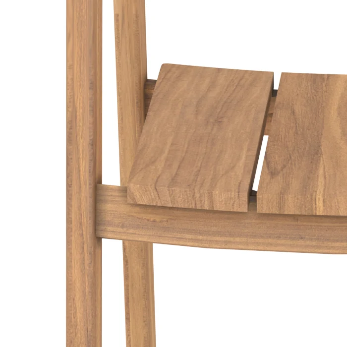 Chaise de jardin Kora en bois de teck massif
