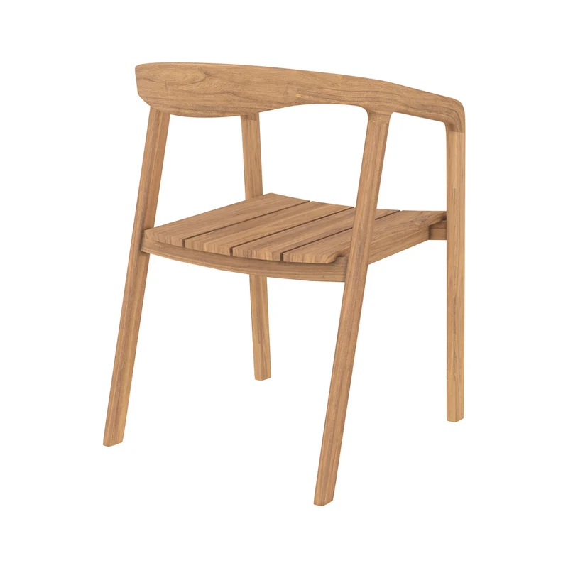 Chaise de jardin Kora en bois de teck massif