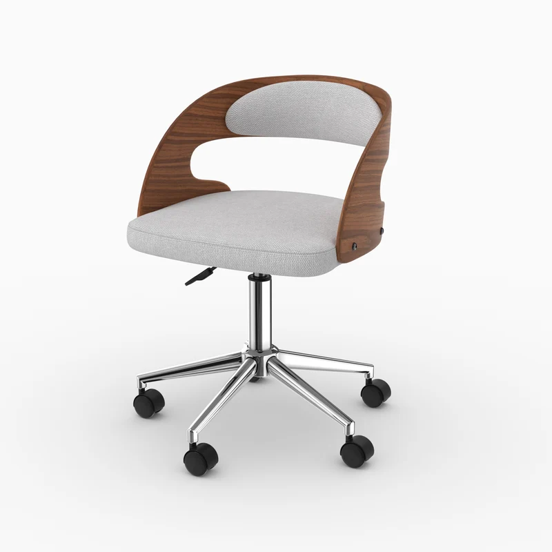Chaise de bureau Louis gris clair