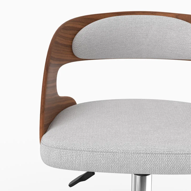 Chaise de bureau Louis gris clair