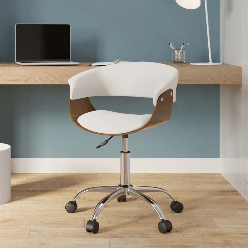 Chaise de bureau Basile blanche