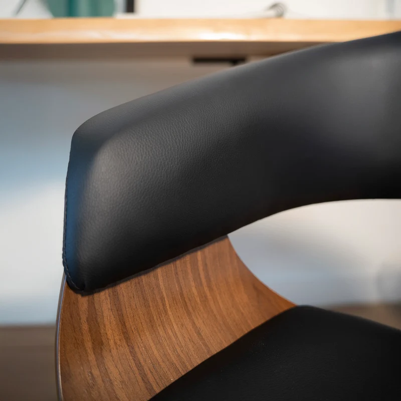 Chaise de bureau Basile noire