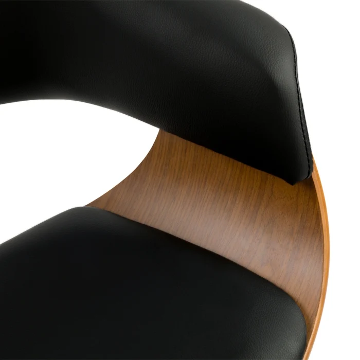 Chaise de bureau Basile noire