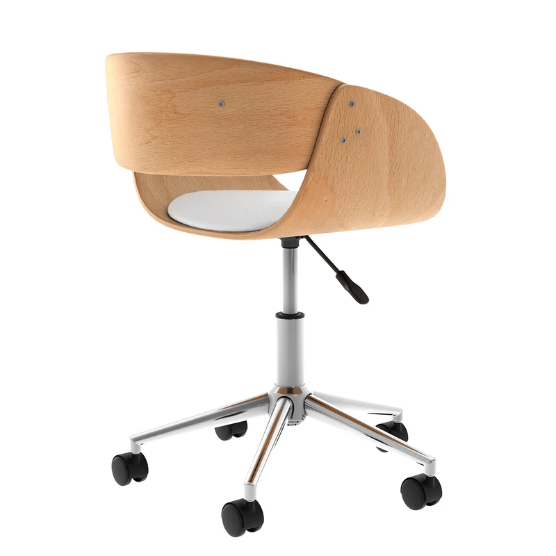 Chaise de bureau Adelmar blanche