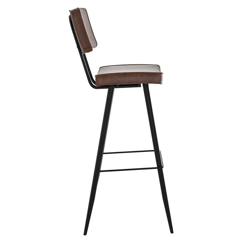 Chaise de bar Texas marron 75.5 cm (lot de 2)