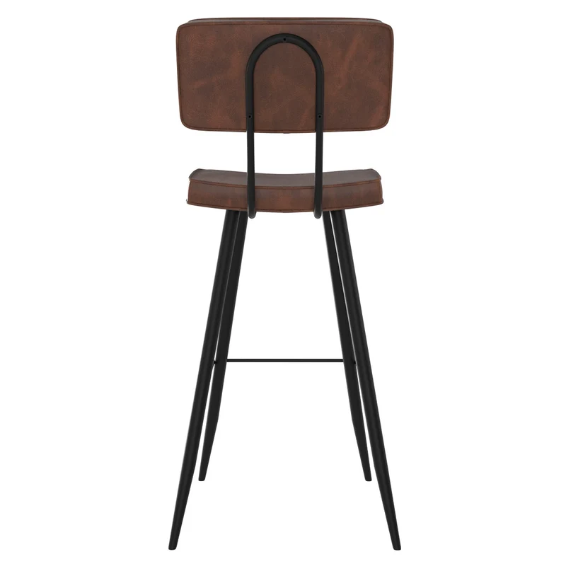 Chaise de bar Texas marron 75.5 cm (lot de 2)