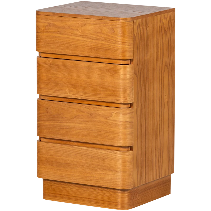 Fejo ladekast 4 lades mdf bruin