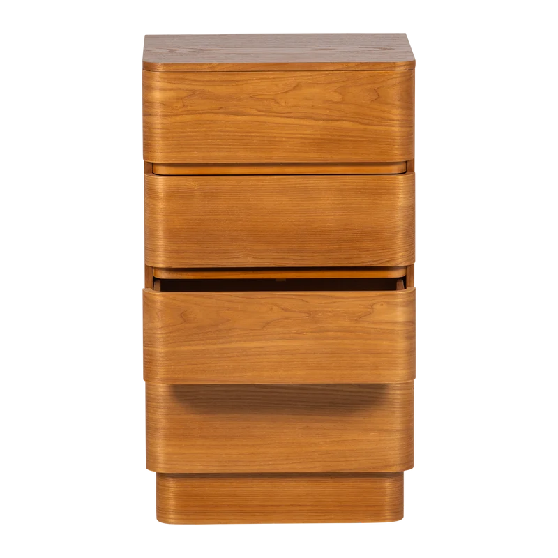 Fejo ladekast 4 lades mdf bruin