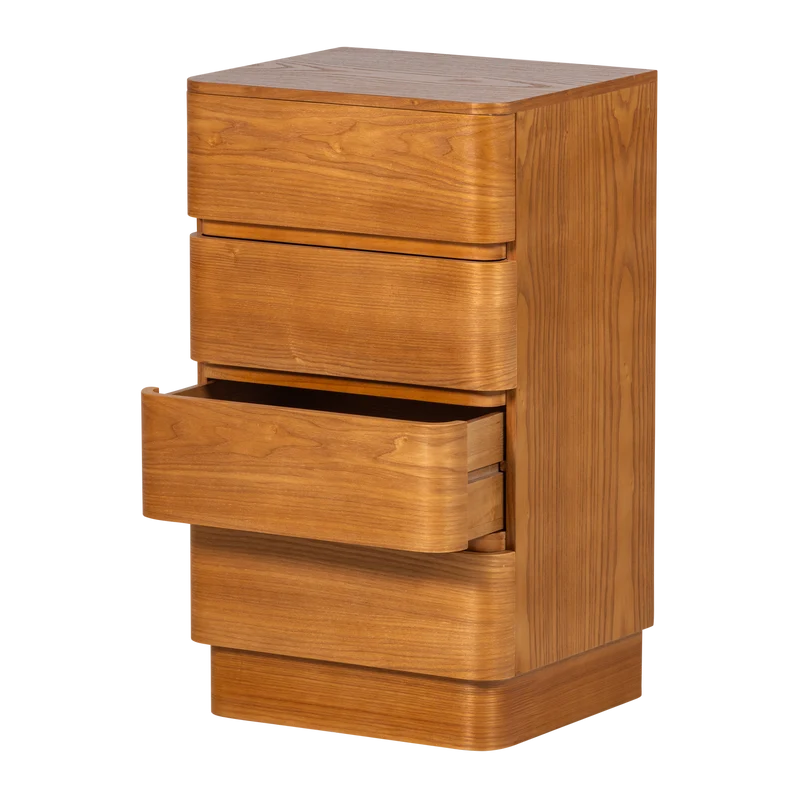 Fejo ladekast 4 lades mdf bruin