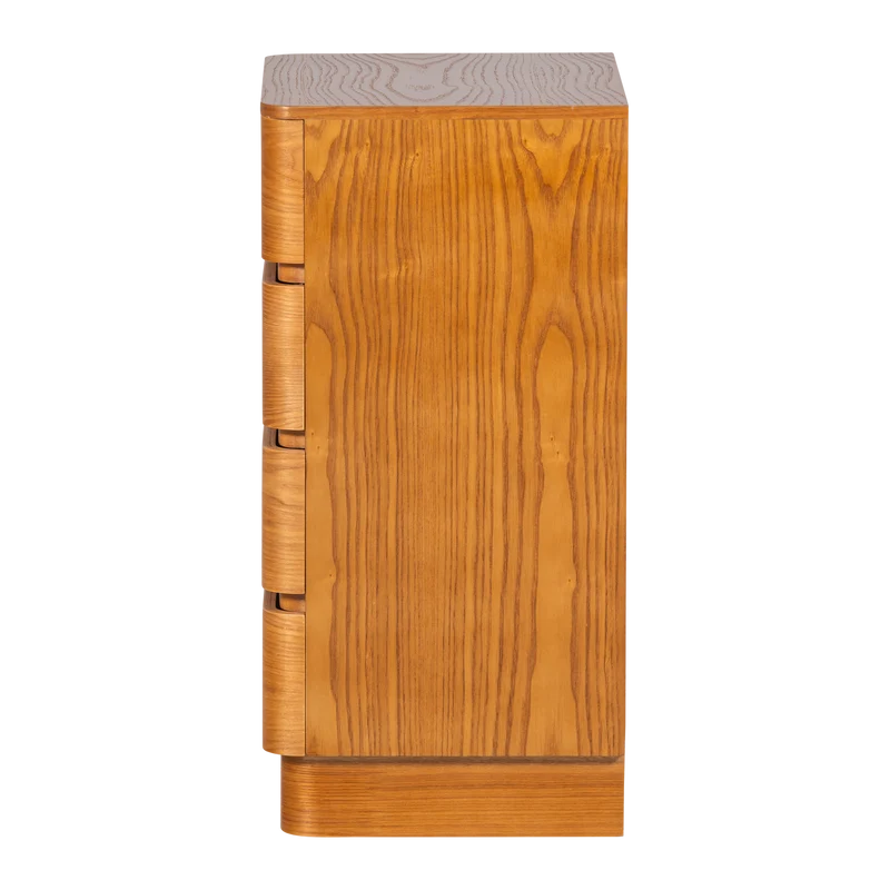 Fejo ladekast 4 lades mdf bruin
