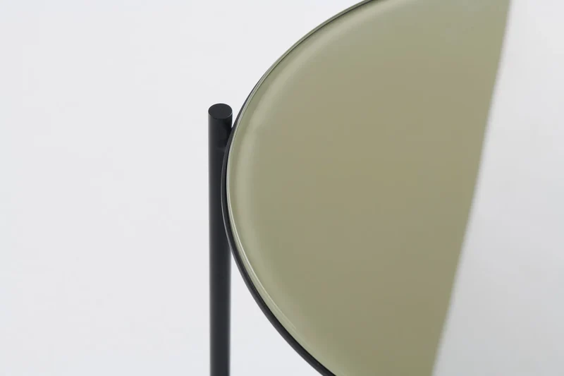 Lampe + Table Igram verre beige