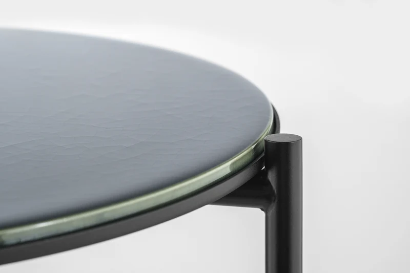 Lampe + Table Igram céramique noir