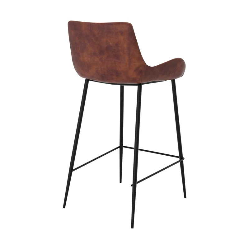 Chaise de bar mi-hauteur Pirata marron 65 cm (lot de 2)